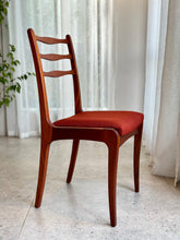 Load image into Gallery viewer, Set of 6 Mid-Century, UK Made, Teak Dining Chairs
