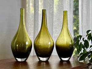 Teardrop Art Glass Vase