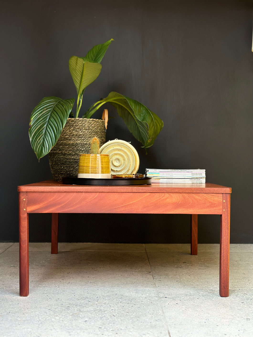 Mid-Century Square Coffee Table