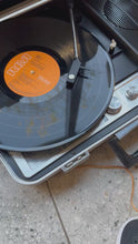 Load and play video in Gallery viewer, Retro Silver Series “Briefcase” Record Player and Radio
