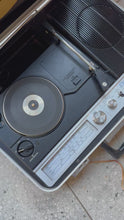 Load and play video in Gallery viewer, Retro Silver Series “Briefcase” Record Player and Radio
