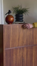 Load and play video in Gallery viewer, Vintage Kiaat Drinks Cabinet
