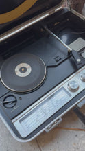 Load and play video in Gallery viewer, Retro Silver Series “Briefcase” Record Player and Radio
