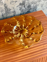 Load image into Gallery viewer, Large Murano glass Amber bowl
