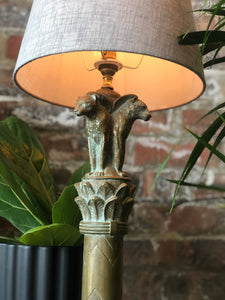 Vintage brass table lamp