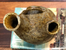 Load image into Gallery viewer, Brown handmade pottery vase
