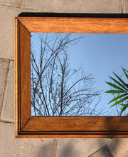 Load image into Gallery viewer, Rectangular oak framed mirror
