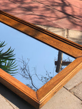Load image into Gallery viewer, Rectangular oak framed mirror
