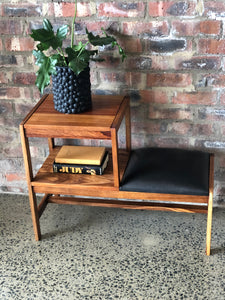 Retro Kiaat telephone table