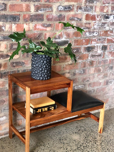 Retro Kiaat telephone table