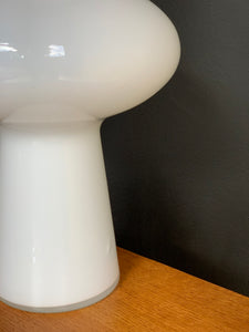 White Modernist Glass Vase