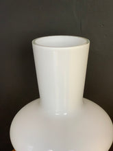 Load image into Gallery viewer, White Modernist Glass Vase
