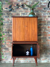 Load image into Gallery viewer, Mid-Century Flip Open Drinks Cabinet
