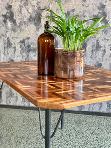 Retro Parquet-Top Table