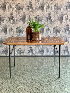 Retro Parquet-Top Table