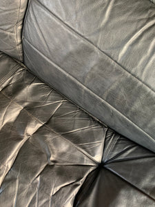 Post Modern Leather Couch / De Sede Style