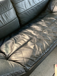 Post Modern Leather Couch / De Sede Style