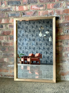 Vintage solid Brass mirror