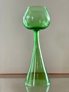 Green Glass Vase