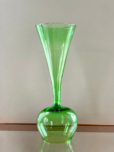 Green Glass Vase