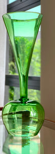 Green Glass Vase