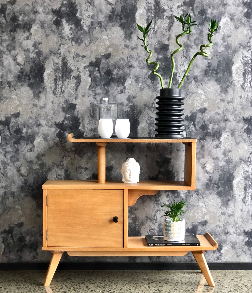 Mid-century tiered cabinet