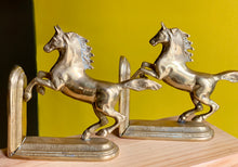 Load image into Gallery viewer, Brass Horse Figurine Bookends
