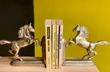 Load image into Gallery viewer, Brass Horse Figurine Bookends
