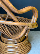 Load image into Gallery viewer, Vintage Cane Rocking / Swivel Chair
