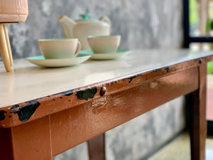 Vintage steel table