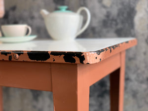 Vintage steel table