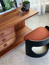 Load image into Gallery viewer, Retro Kiaat Dressing Table with Stool
