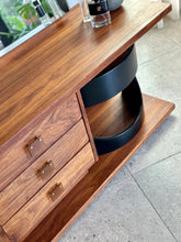 Load image into Gallery viewer, Retro Kiaat Dressing Table with Stool
