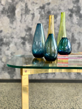Load image into Gallery viewer, Pair of Brass &amp; Glass Side Tables
