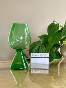 Green Glass Vase