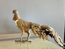 Load image into Gallery viewer, Vintage Brass Pheasant Figurine
