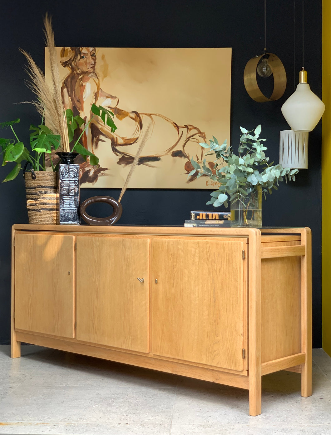 Vintage Oak Sideboard