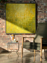 Load image into Gallery viewer, Yellow Abstract Modernist Painting
