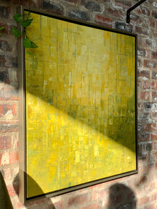 Yellow Abstract Modernist Painting