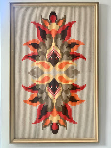 Retro Framed Tapestry