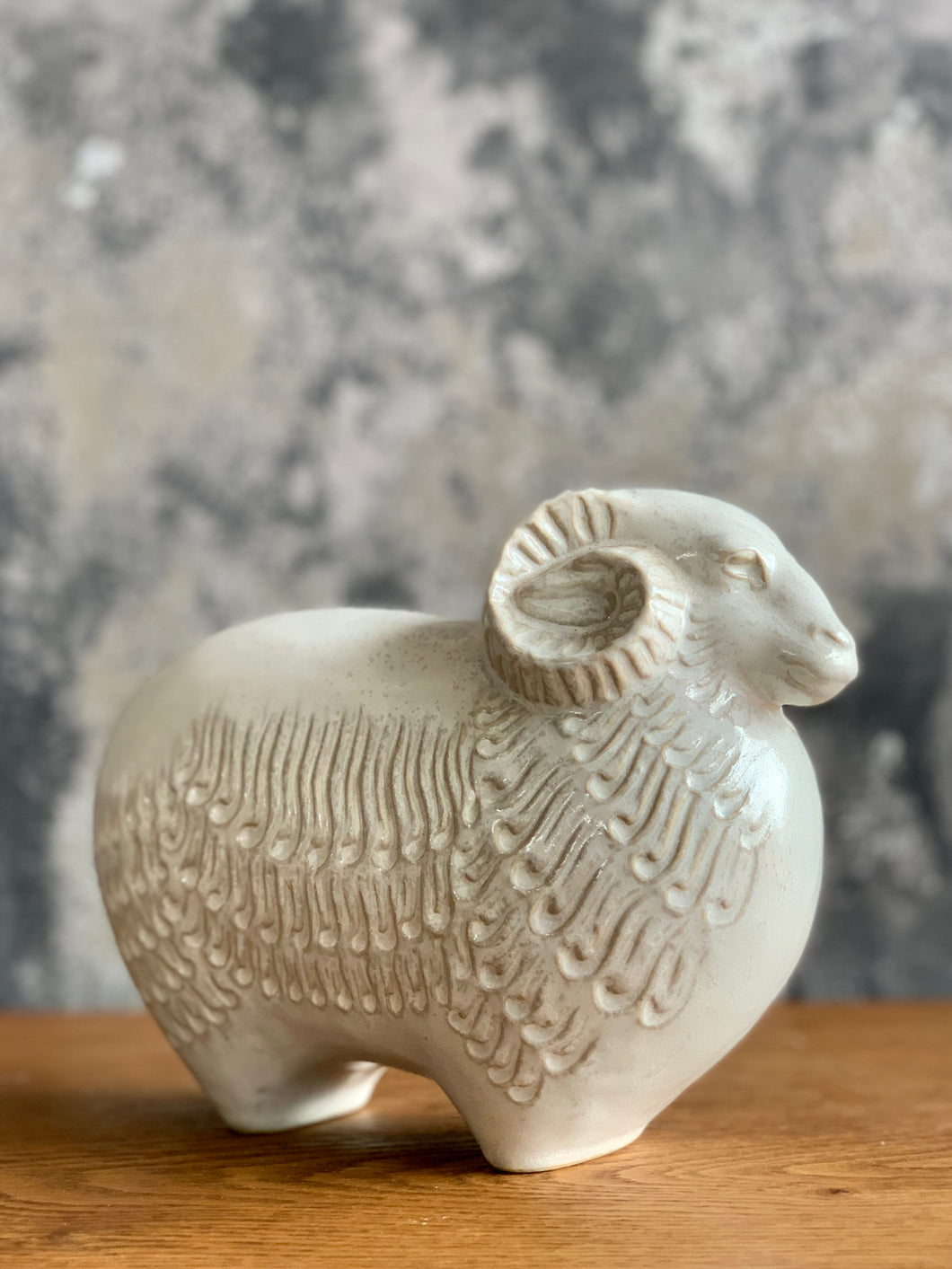 Mid-century Italian Ceramic Ram