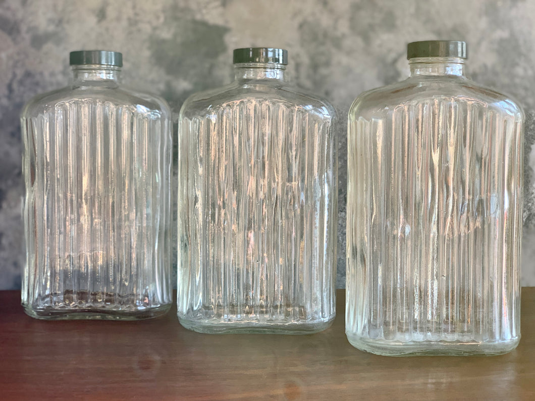 Set Of Vintage Bottles