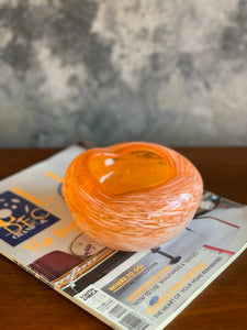 Orange Murano Ashtray /Bowl