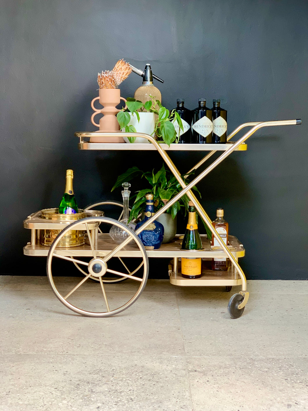 Retro Bar Cart