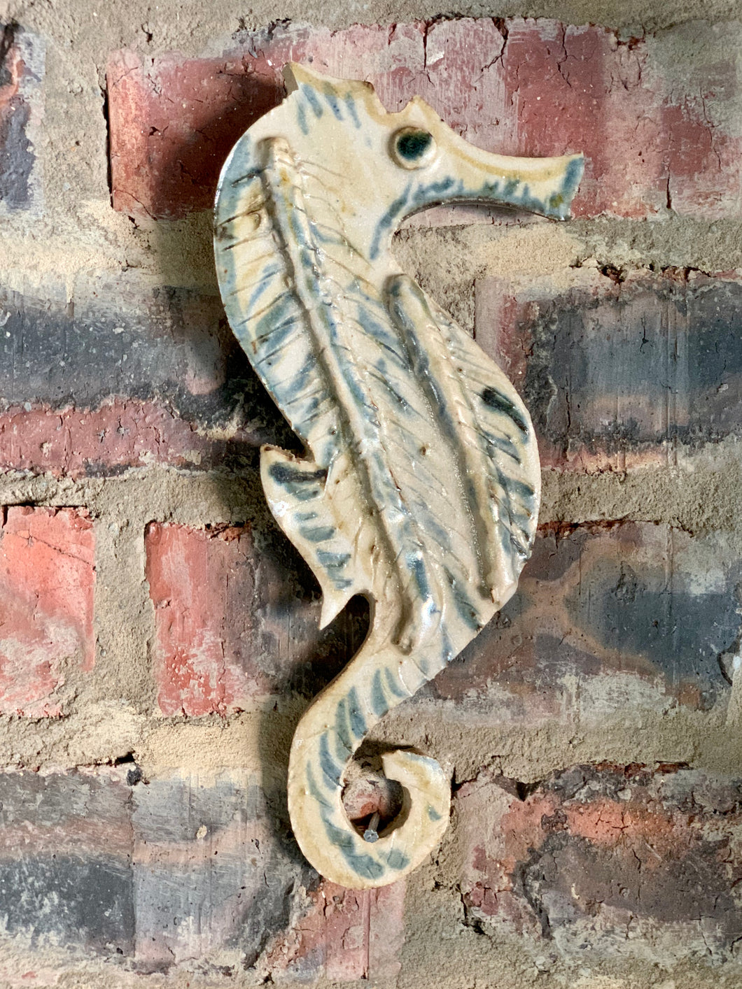 Wall hanging - Ceramic seahorse