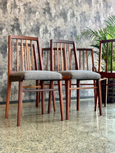 Load image into Gallery viewer, Mid-Century set of 6 mahogany dining chairs
