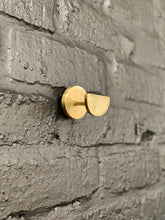 Load image into Gallery viewer, Brass wall hook (half round)
