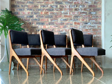 Load image into Gallery viewer, Set of 6 retro dining chairs
