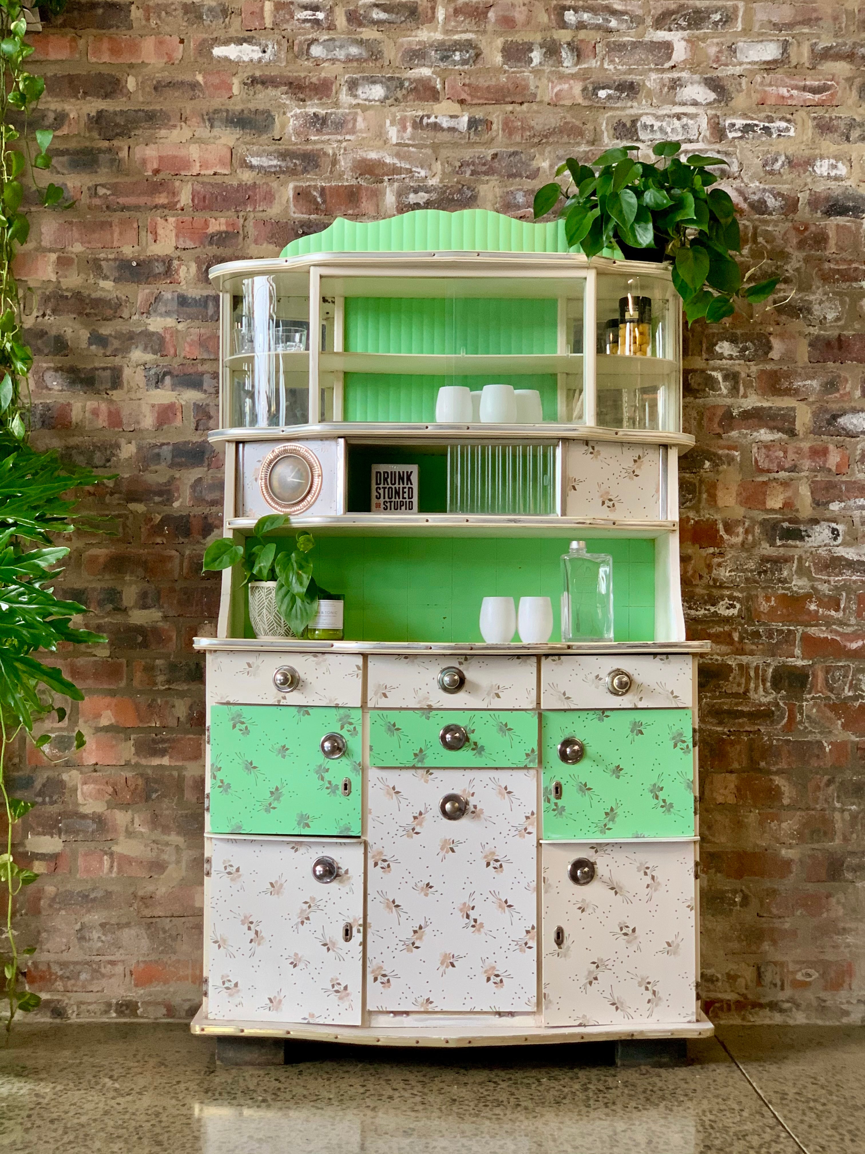 retro kitchen dresser for sale New and used Vintage-kitchen-cabinet-dresser for sale
