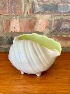 British Poole ceramics, shell shape bowl